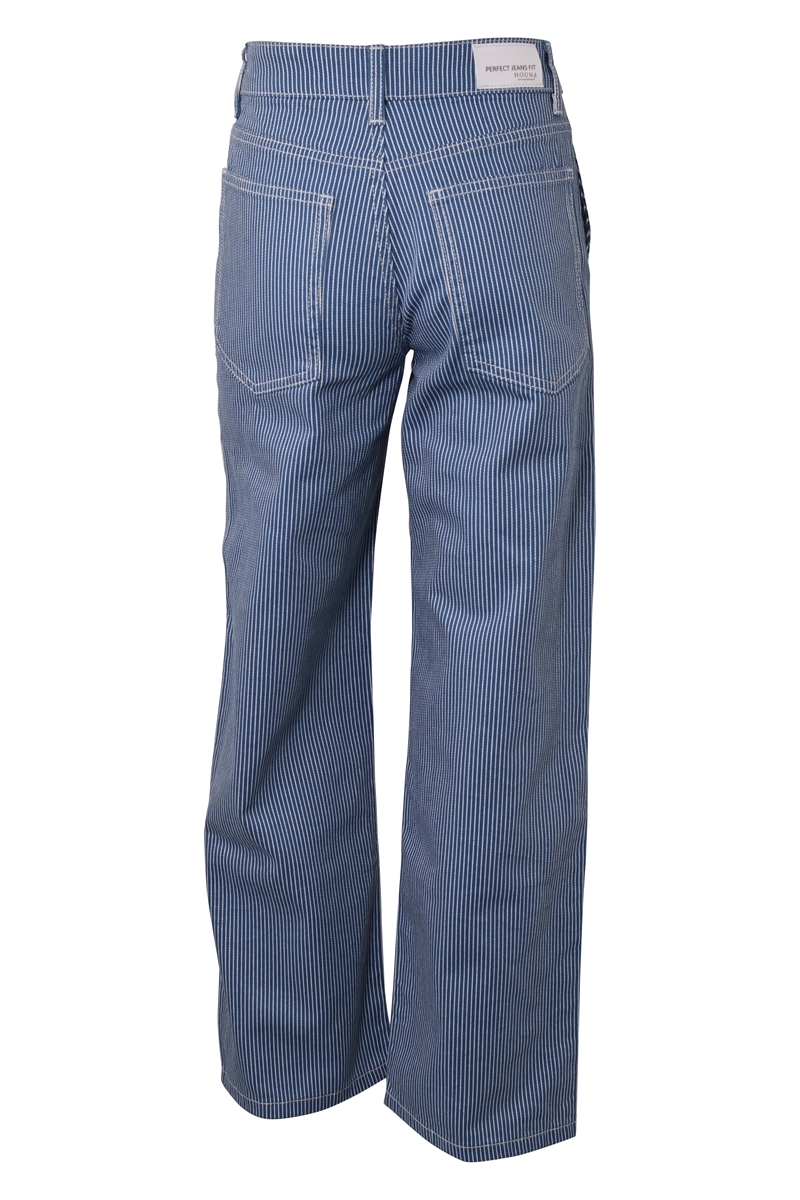 Hound pige "Striped pants" - Striped off white/light blue